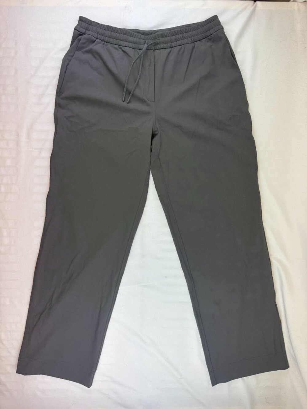Lululemon Keep Moving High Rise Full Length Pant Gray Womens Size Large